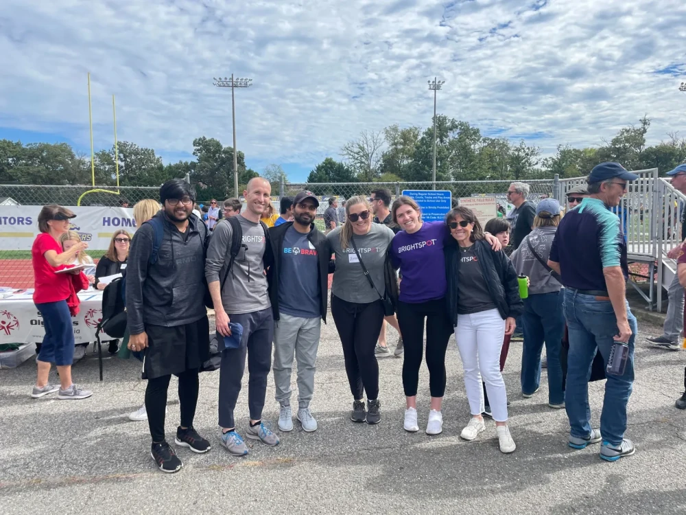 Brightspot volunteers at a Special Olympics Virginia sports event