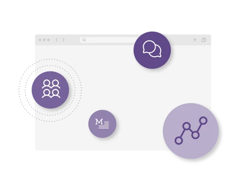 illustration of CMS capabilities for media & publishing companies