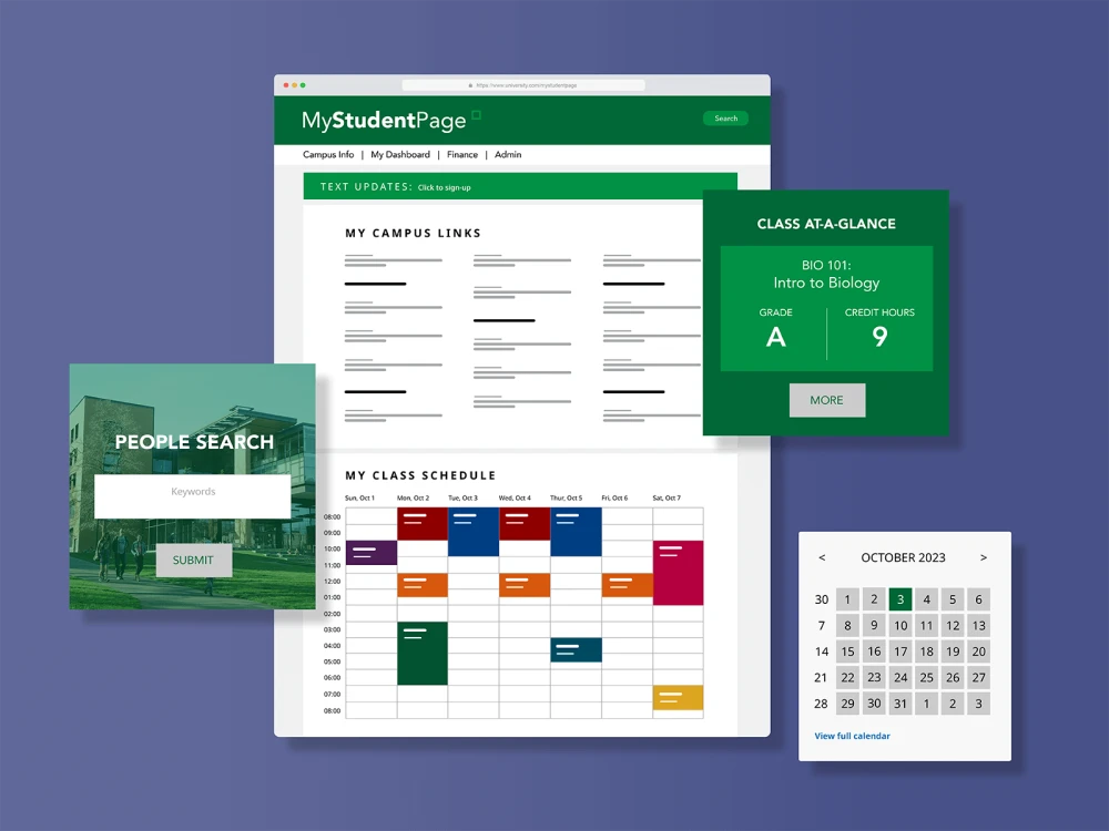 University Intranet Example Transform your intranet with a powerful CMS for company communication ...