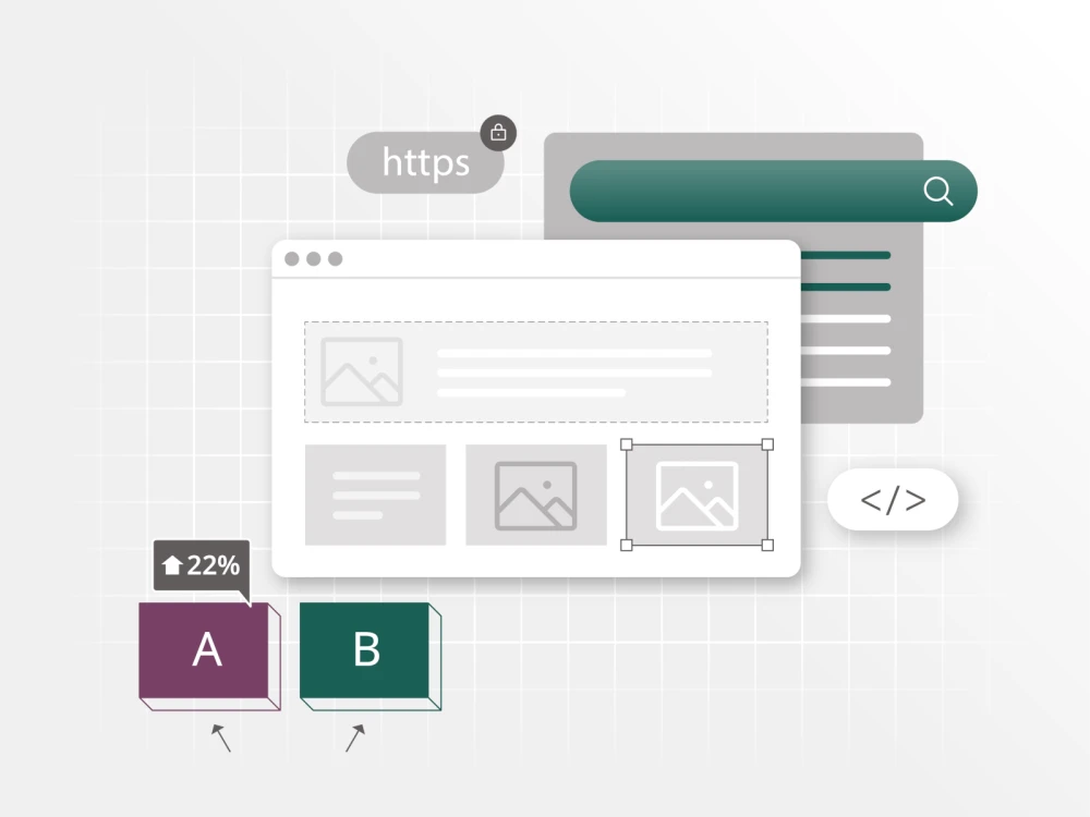 graphic depicting features and capabilities to consider as part of a website redesign