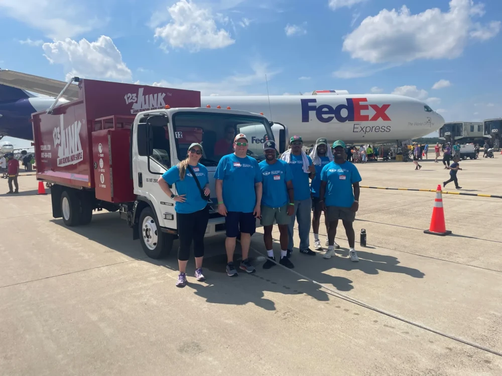 Brightspot volunteers at the 2023 Dulles Plane Pull