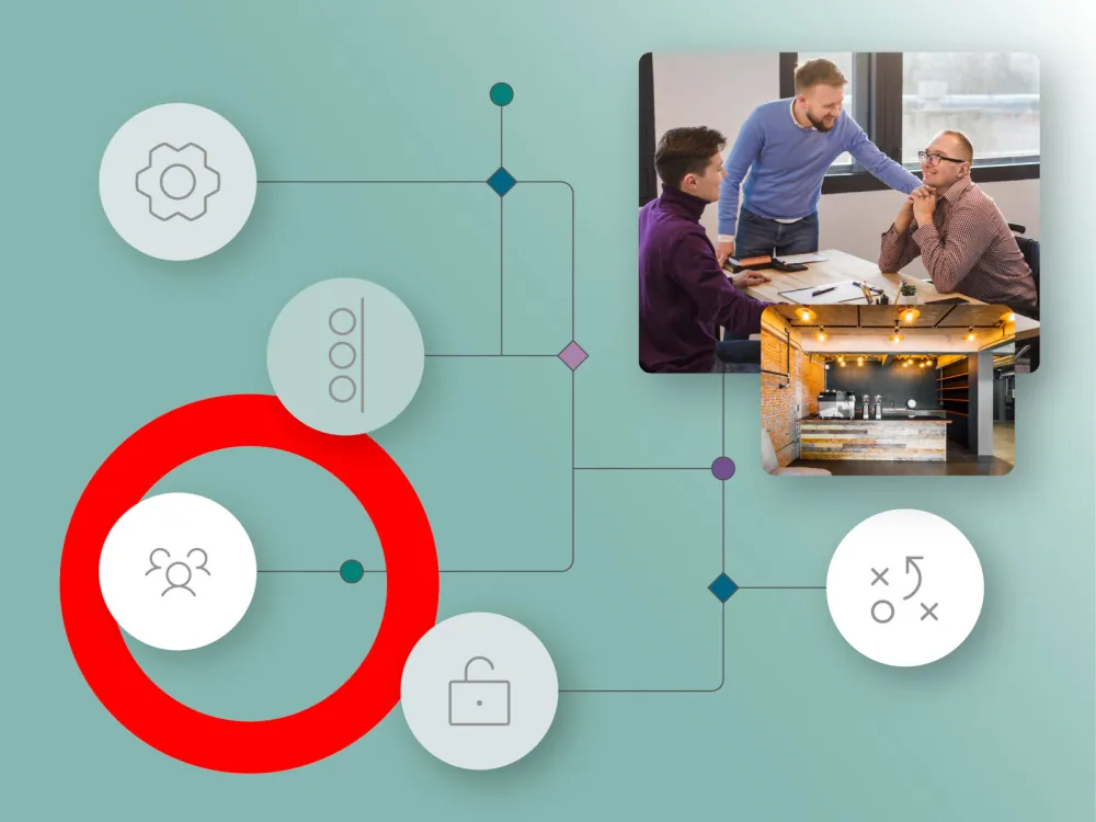 integrating emerging technologies in digital transformation illustration
