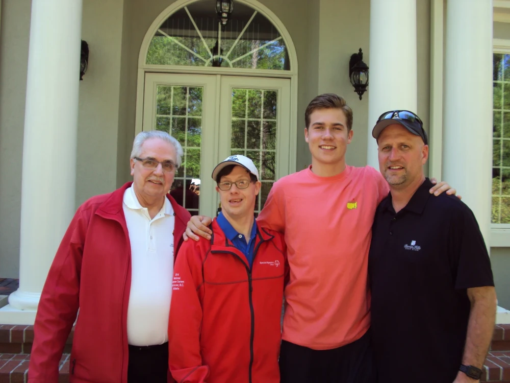 Teammates from the 2016 Perfect Sense Pro-Am, reconnected at the 2017 Masters
