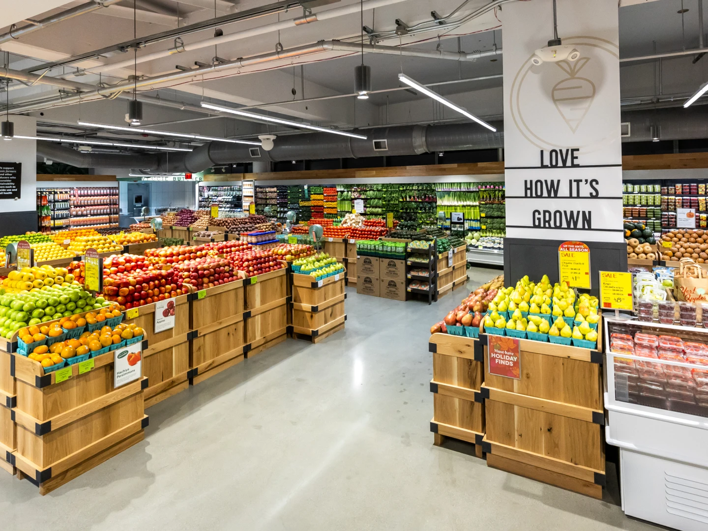 fresh produce in a Whole Foods Market store