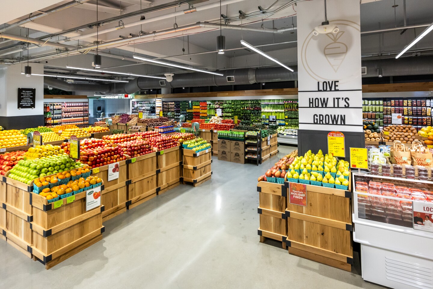 fresh produce in a Whole Foods Market store
