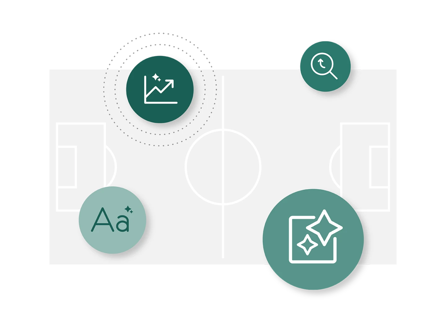 illustration of CMS capabilities for sports companies