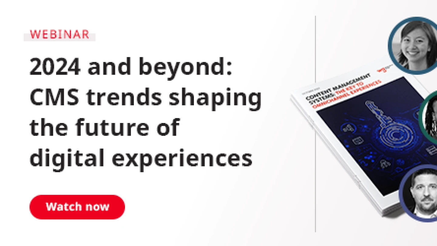 promo graphic for 2024 on-demand webinar on CMS Trends