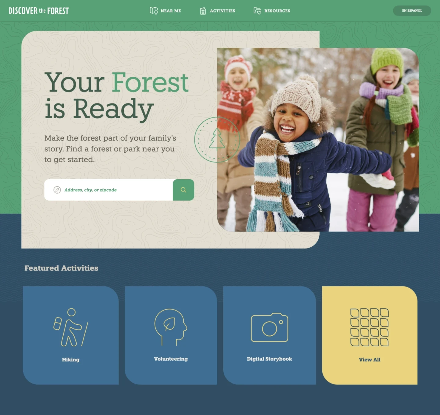 example of a microsite to showcase example of differences between websites and microsites