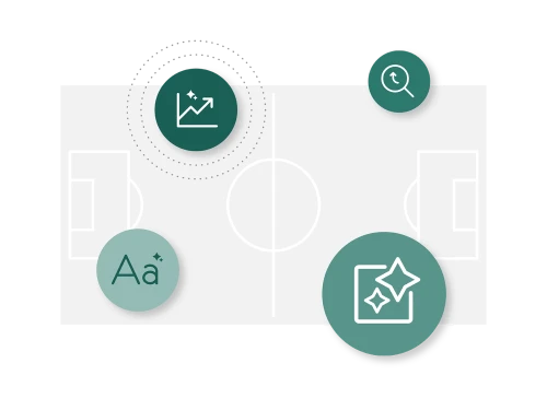 illustration of CMS capabilities for sports companies