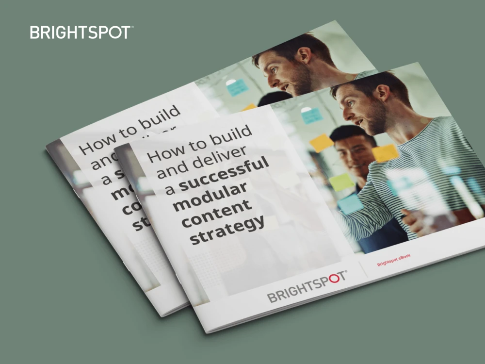 e-book cover: How to build and deliver a successful modular content strategy