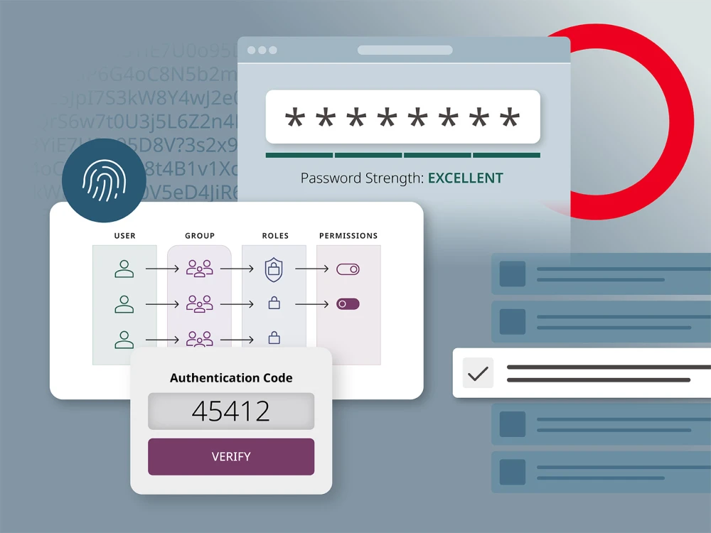 illustration depicting information security threats for websites