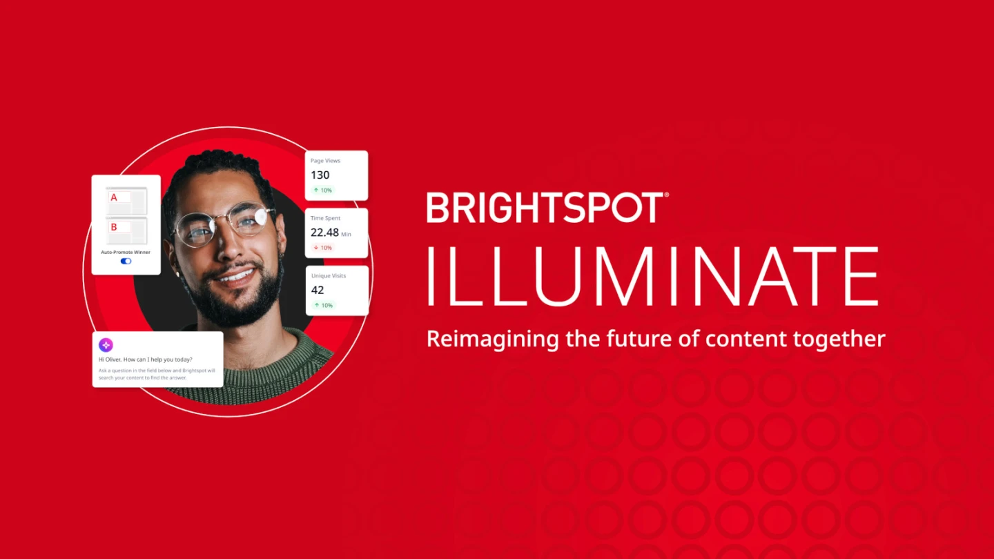 Brightspot Illuminate 2025 user conference promo graphic