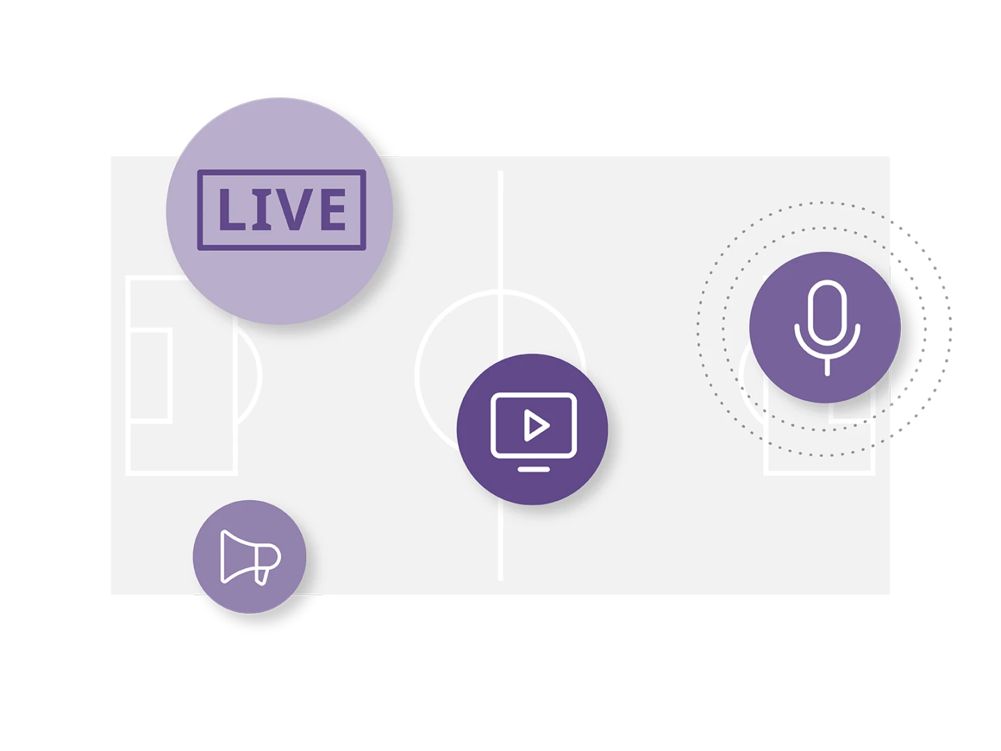 illustration of CMS capabilities for sports companies