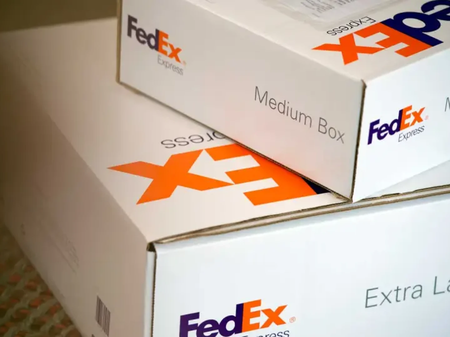 image of FedEx packaging boxes