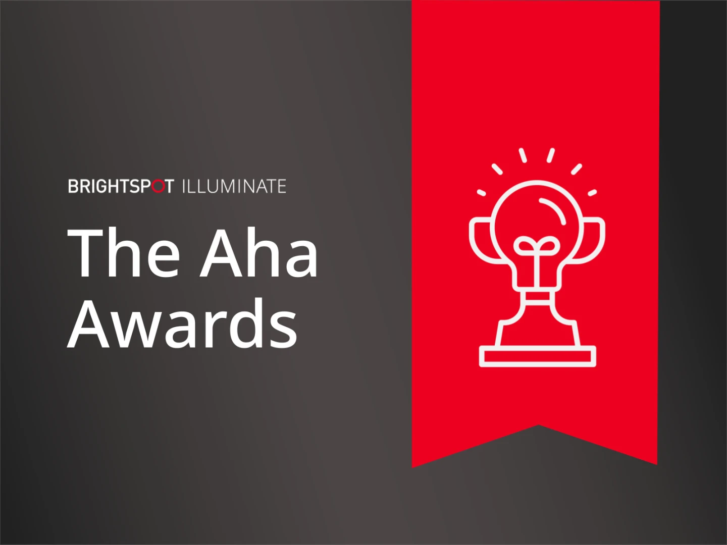 Brightspot Aha Awards promo graphic