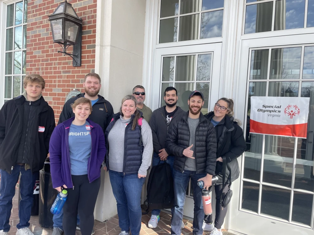 Brightspot volunteers at a Special Olympics Virginia event
