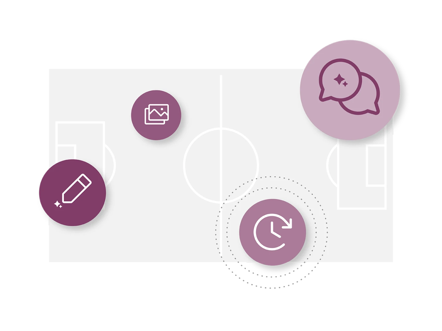 illustration of CMS capabilities for sports companies